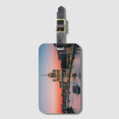 Foto Beautiful Sunset Twilight Dusk Gepäckstück Ta Gepäckanhänger (Vorderseite Vertikal)