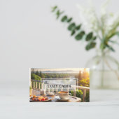 Foto Bed and Breakfast Visitenkarte (Stehend Vorderseite)