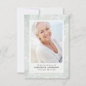 Foto Beerdigung Beileid für Wasserfarben Vielen Da Karte (Vorderseite)