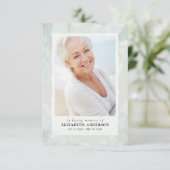 Foto Beerdigung Beileid für Wasserfarben Vielen Da Karte (Stehend Vorderseite)