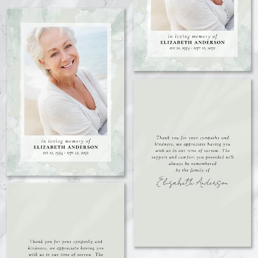 Foto Beerdigung Beileid für Wasserfarben Vielen Da Karte