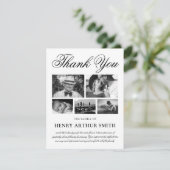 Foto Beerdigung Danke | Memorandum Service Card (Stehend Vorderseite)