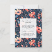 Foto-Beerdigung des hellen Floralgedächtnisses Bei Dankeskarte (Vorderseite)