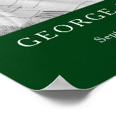 Foto-Beerdigung für Motorräder Poster (Ecke)