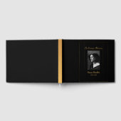 Foto Beerdigung Gästebuch mit Goldrohrleitung 2 (Voll)