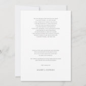 Foto Beerdigung Kalligrafie Script Dankeschön Kart Dankeskarte (Rückseite)