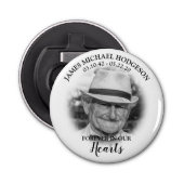 Foto Beerdigung Keepake Flaschenöffner (Vorderseite)