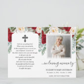 Foto-Beerdigung Vollprogramm für Rote Flora Einladung (Stehend Vorderseite)