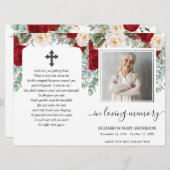 Foto-Beerdigung Vollprogramm für Rote Flora Einladung (Vorne/Hinten)