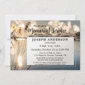 Foto-Beerdigungsdienst Einladung (Rückseite)