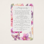 Foto-Beerdigungskarte (Rückseite)