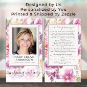 Foto-Beerdigungskarte