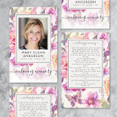 Foto-Beerdigungskarte