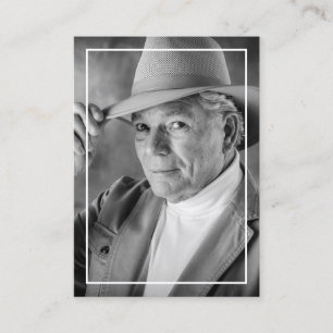 Foto-Beerdigungskarte Telefonnummerkarte