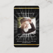 Foto-Beerdigungskarte Visitenkarte (Vorderseite)