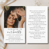 Foto-Beerdigungskarte Visitenkarte