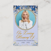 Foto-Beerdigungskarte Visitenkarte (Vorderseite)