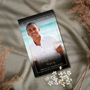 Foto-Beerdigungskarten Visitenkarte