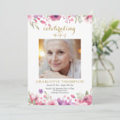 Foto-Beerdigungsorden Programm (Stehend Vorderseite)