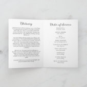 Foto-Beerdigungsorden Programm (Innenseite)