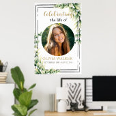 Foto-Beerdigungsunterschrift Poster (Heimbüro)