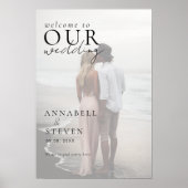 Foto BEGRÜSST UNSERE WEDING Poster (Vorne)