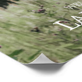 Foto Begrüßungszeichen Poster (Ecke)