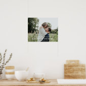 Foto Begrüßungszeichen Poster (Küche)