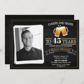 Foto Beifall und Biere Einladung Erwachsene Mann P (Vorne/Hinten)