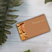 Foto beige QR Visitenkarte aus Minimalistischem St