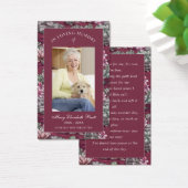 Foto Beileid Beerdigung Gedenkkarten (Schreibtisch)