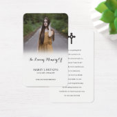 Foto Beileid Beerdigung Gedenkkarten (Schreibtisch)