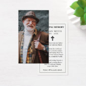 Foto Beileid Beerdigung Gedenkkarten (Schreibtisch)