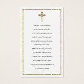 Foto Beileid Beerdigung Gedenkkarten (Rückseite)