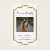 Foto Beileid Beerdigung Gedenkkarten (Vorderseite)