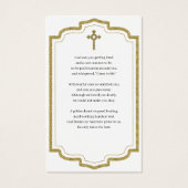 Foto Beileid Beerdigung Gedenkkarten (Rückseite)