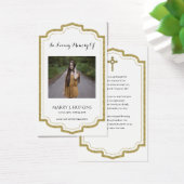 Foto Beileid Beerdigung Gedenkkarten (Schreibtisch)