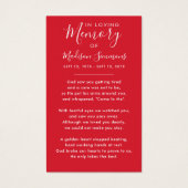 Foto Beileid Beerdigung Gedenkstätte Rote Gebetska (Rückseite)