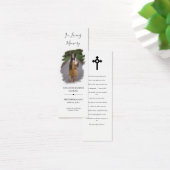 Foto Beileid Beerdigung Memorial Gedicht Lesezeich (Schreibtisch)