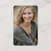 Foto-Beileid-Beerdigungskarte Visitenkarte (Vorderseite)