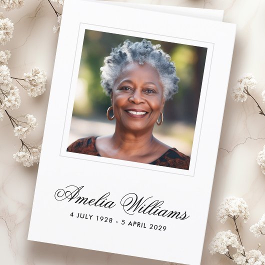 Foto Beileid bereaving danke gefaltet Karte