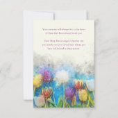 Foto Beileid Blumenbeerdigung Dankeschön Karten (Vorderseite)