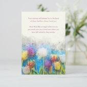 Foto Beileid Blumenbeerdigung Dankeschön Karten (Stehend Vorderseite)