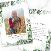 Foto Beileid Eukalyptus Beerdigung Dankeskarte