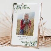 Foto Beileid Eukalyptus Beerdigung Dankeskarte