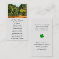 Foto-Beileid-Gedenkkarte