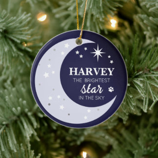 Foto Beileid Keepake Pet Memorial Star Keramik Ornament