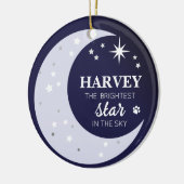 Foto Beileid Keepake Pet Memorial Star Keramik Ornament (Links)