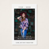 Foto Beileid Prachtkarte (Vorderseite)