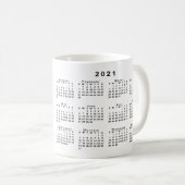 Foto benutzerdefiniert 2021-Kalender hinzufügen Kaffeetasse (VorderseiteRechts)